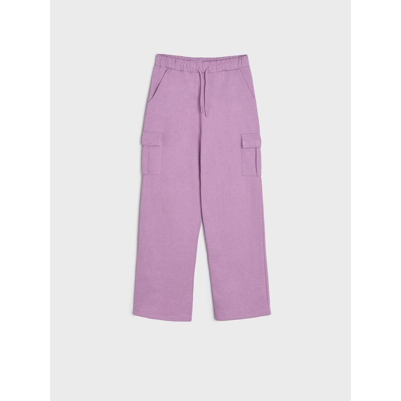 Sinsay Girl’s Light Purple Cargo Trouser ANFK1019