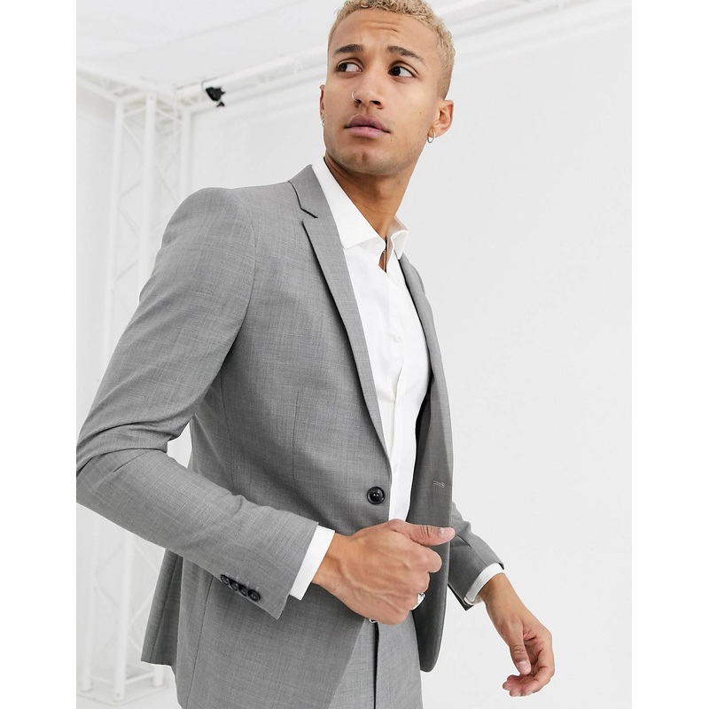 Topman Men’s Grey Blazer 8849276 ANF159 (AN92,AN63,AN82)