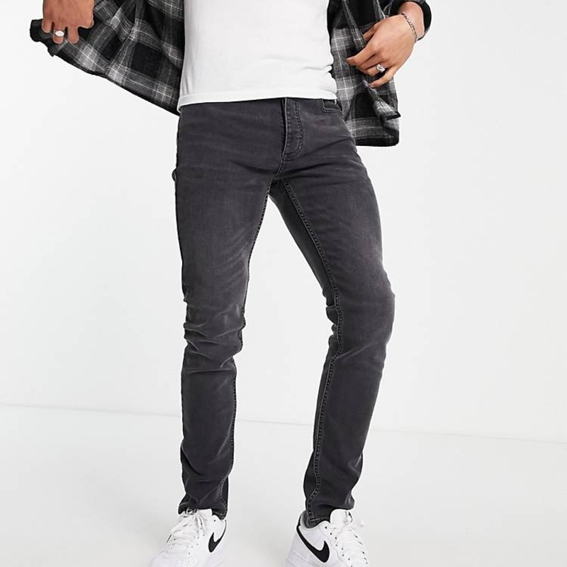 Topman Men’s Grey Jeans 101321893   AMF2