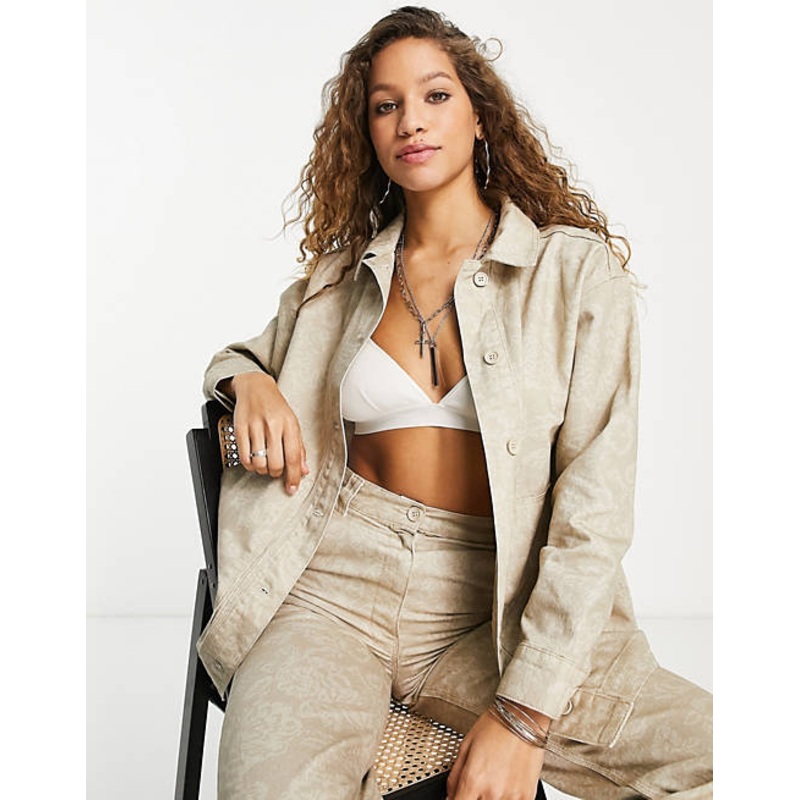 TopShop Women’s Beige Jacket 111038147 ANF285 (AN74) shr