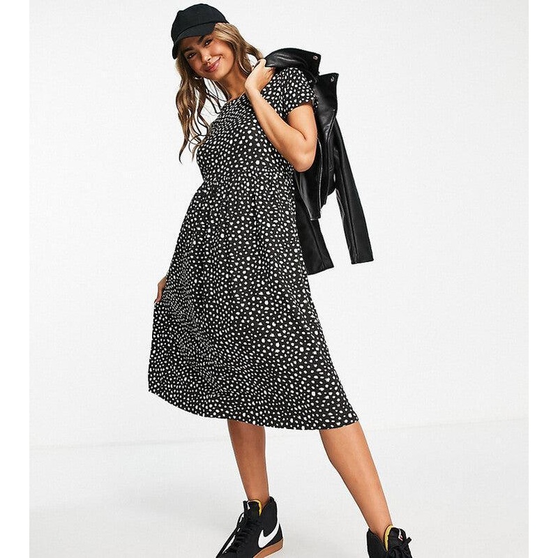 Wednesday’s Women’s Black Midi Dress AMF1128