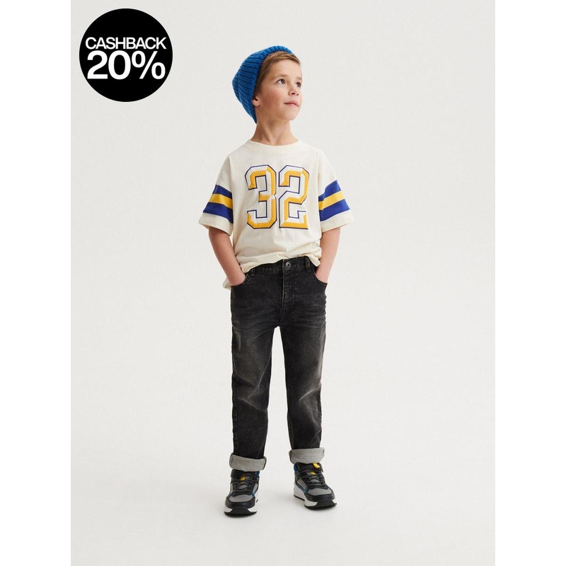Reserved Boy’s Black Elastic Regular Jeans | Reserved In Lebanon