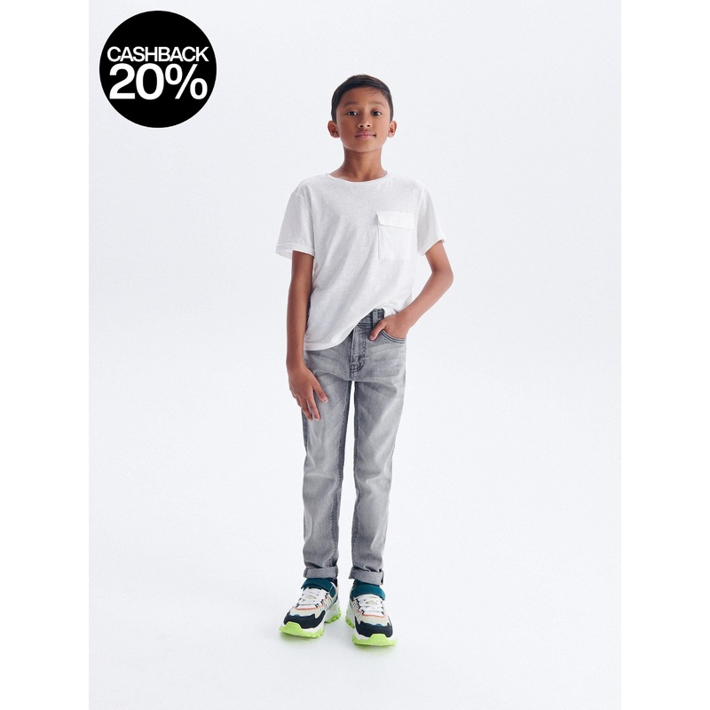 Reserved Boy’s Grey Regular Fit Jeans With A Washed Effect | Reserved In Lebanon