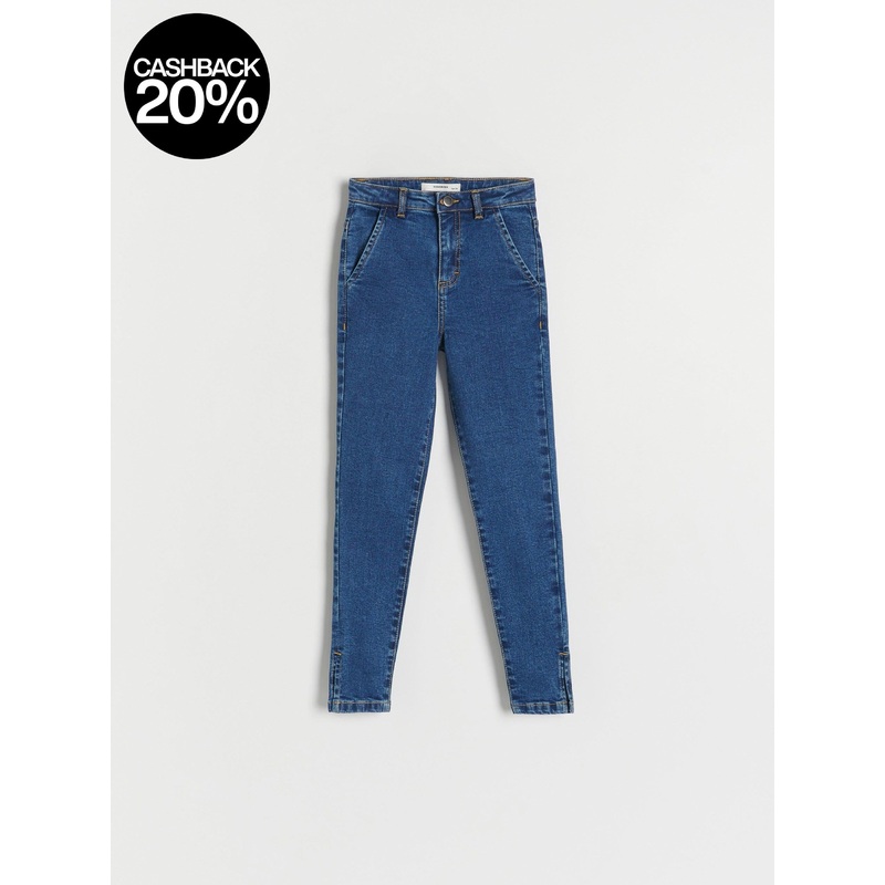 Reserved Boy’s Navy Blue Elastic Skinny High Waist Jeans | Reserved In Lebanon