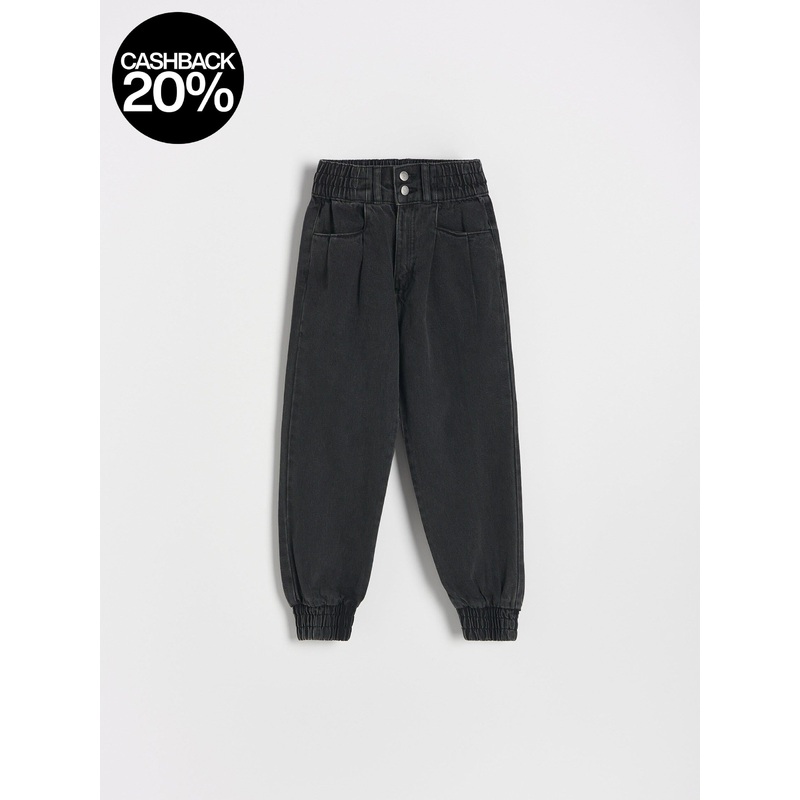 Reserved Girl’s Black Classic Denim Joggers Pant | Reserved In Lebanon