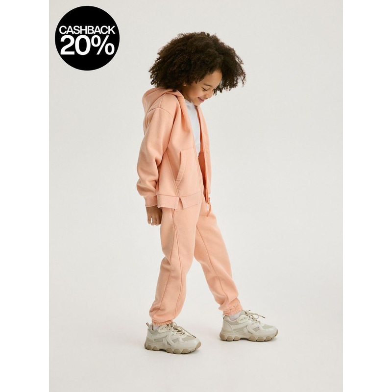 Reserved Girl’s Light Coral Wide Leg Sweatpants | Reserved In Lebanon