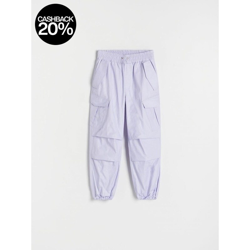Reserved Girl’s Light Lilac Cargo Jogger | Reserved In Lebanon