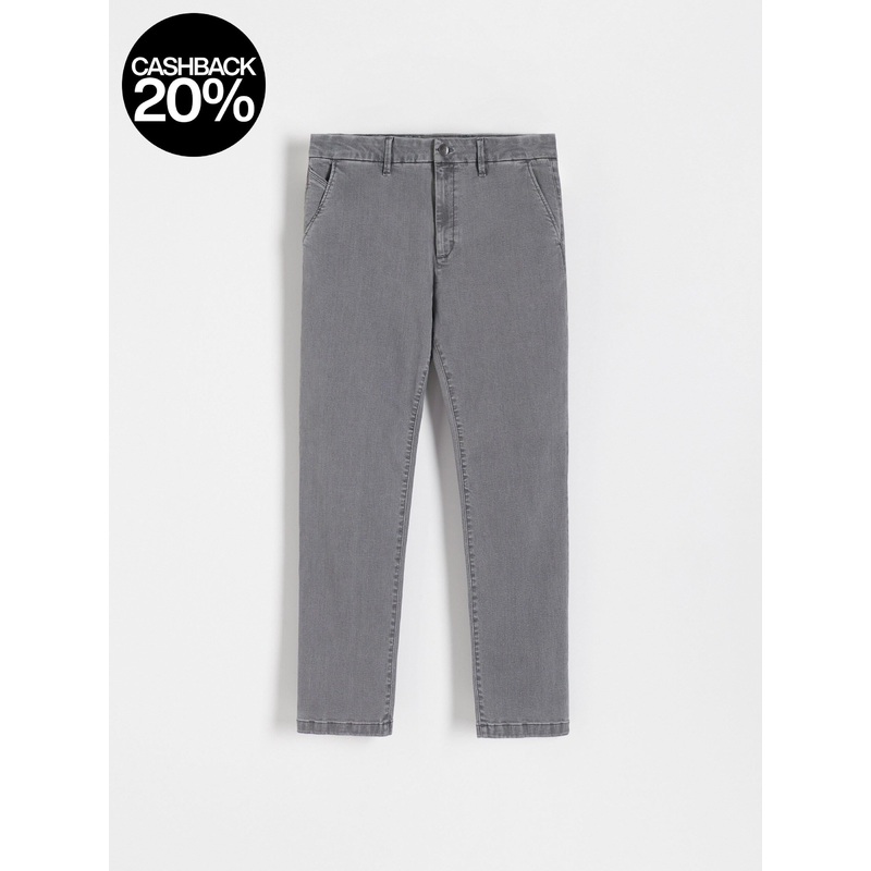 Reserved Men’s Grey Slim Chino Jeans | Reserved In Lebanon