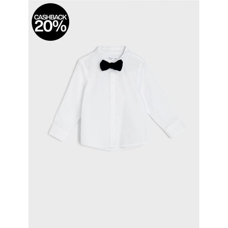 Sinsay Baby Boy’s White With Bow Tie Shirt | Sinsay In Lebanon