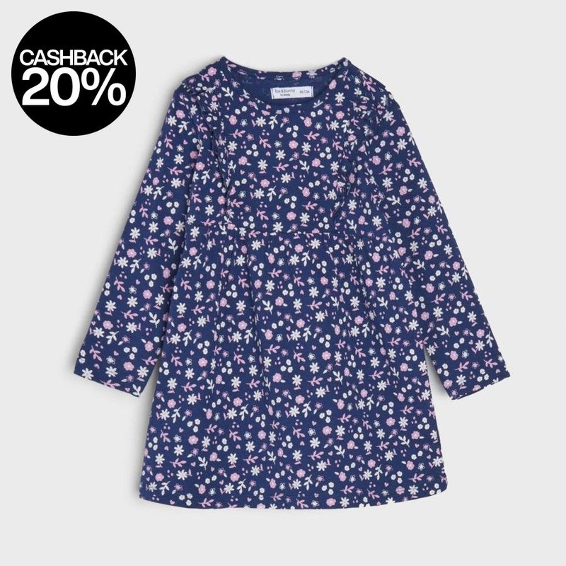 Sinsay Baby Girl’s Floral Printed Long Sleeve Dress | Sinsay In Lebanon