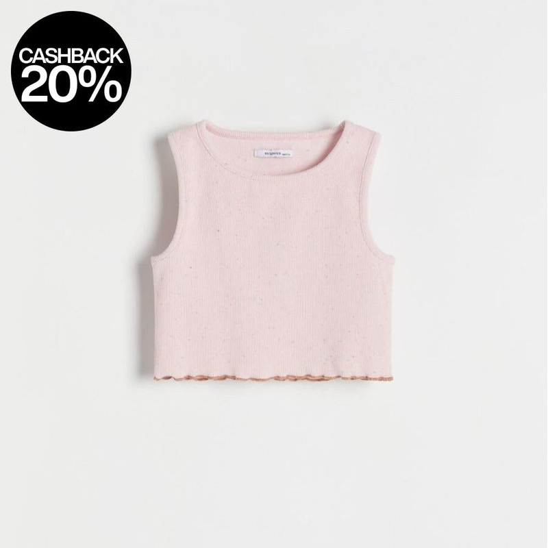 Sinsay Baby Girl’s Pink Dotted Strappy Top | Sinsay In Lebanon