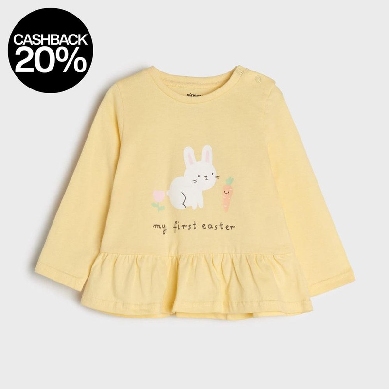 Sinsay Baby Girl’s Yellow Long Sleeve Blouse | Sinsay In Lebanon