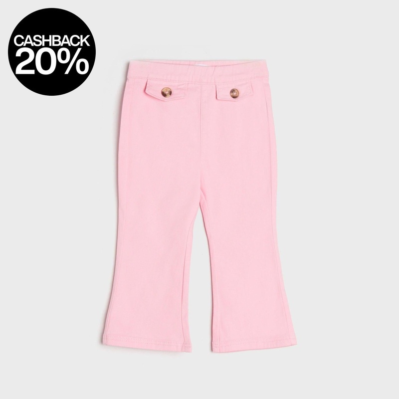 Sinsay Fox And Bunny Baby Girl’s Pink Flare Trousers | Sinsay In Lebanon