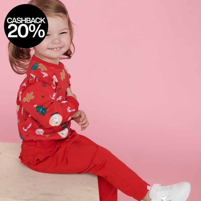 Sinsay Fox & Bunny Baby Girl’s Red Jogger Sweatpants | Sinsay In Lebanon