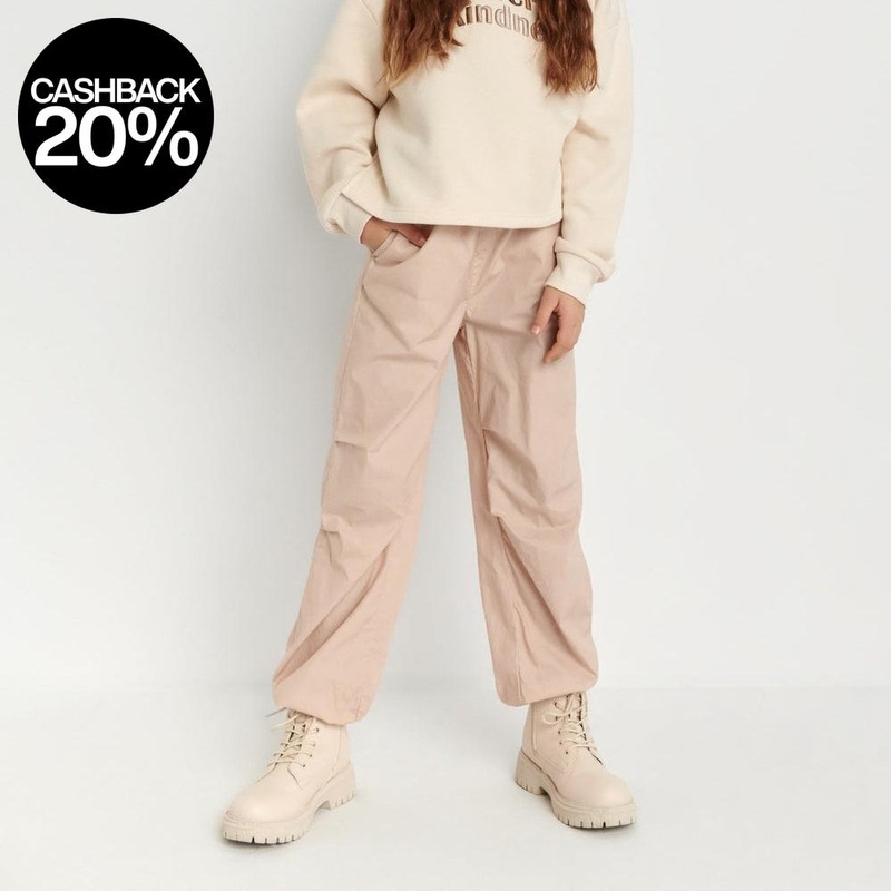 Sinsay Girl’s Beige Pull On Trousers | Sinsay In Lebanon