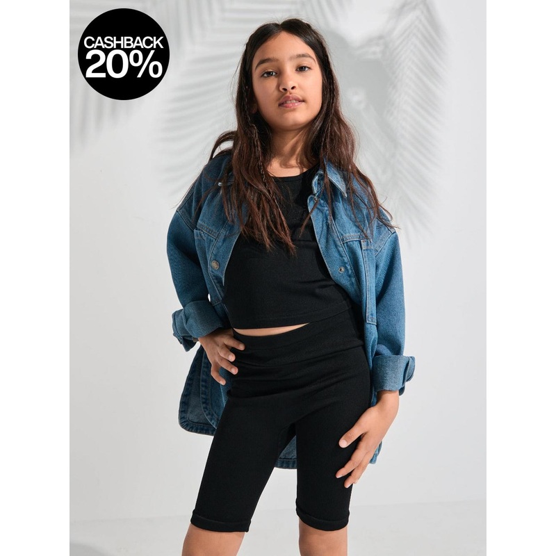 Sinsay Girl’s Black Biker Short | Sinsay In Lebanon