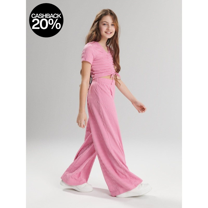 Sinsay Girl’s Pink Knitted Trousers | Sinsay In Lebanon