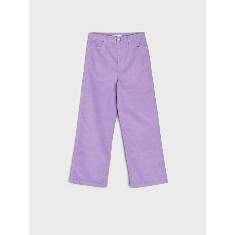 Sinsay Girl’s Purple Corduroy Trousers Pant | Sinsay In Lebanon