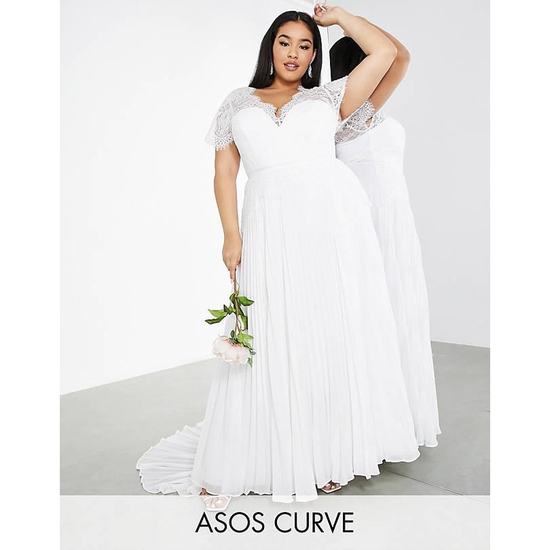 Asos Design Curve Women’s White Dress ANF911