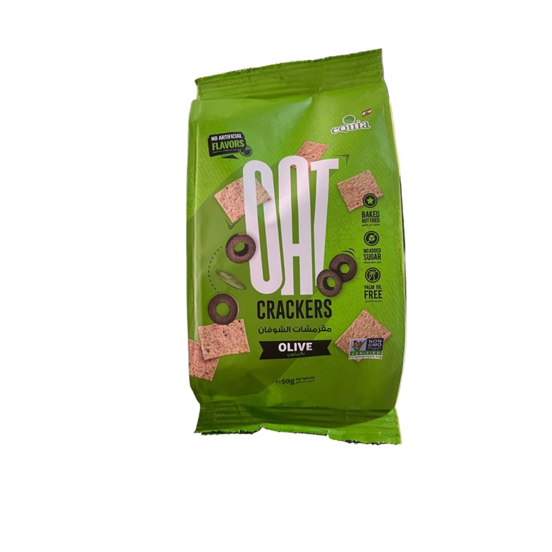Equia Olive Oat Crackers 50g | Equia In Lebanon