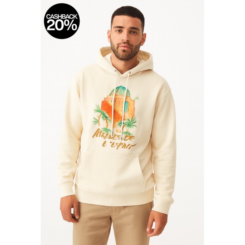 Forever 21 Men’s Off White Graphic Hoodie |Forever 21 In Lebanon