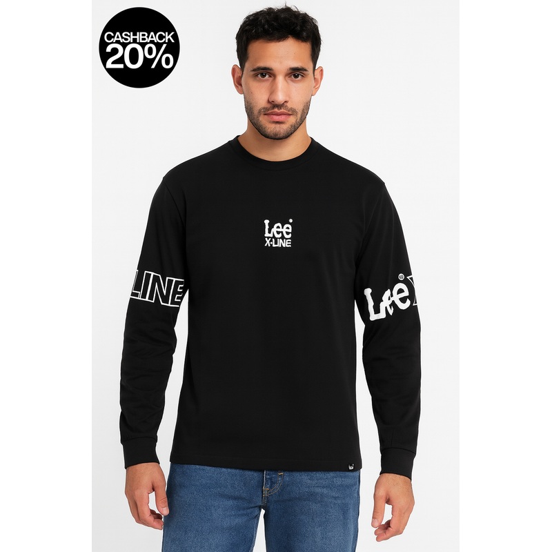 Lee Men’s Black Long-Sleeve Sweatshirt| Lee in Lebanon