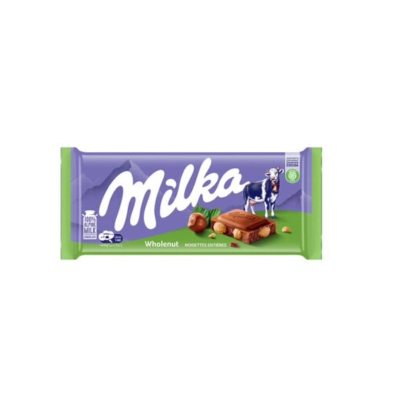 Milka Wholenut Chocolate Bar 85GR | Milka In Lebanon