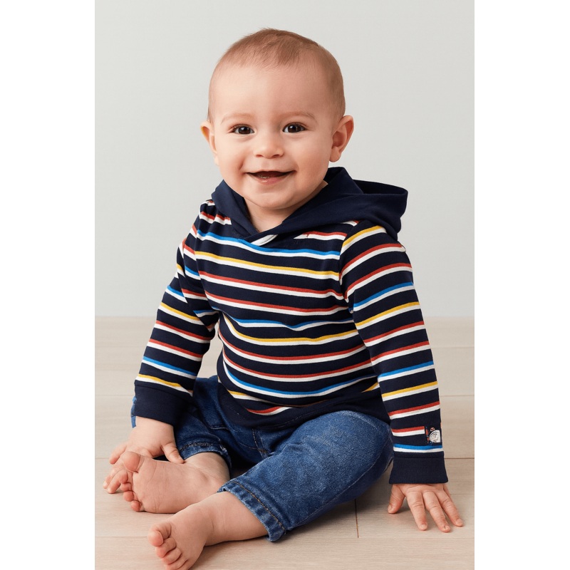 S.Oliver Baby Boy’s Multicolor Long-Sleeve Hoodie |S.Oliver in Lebanon