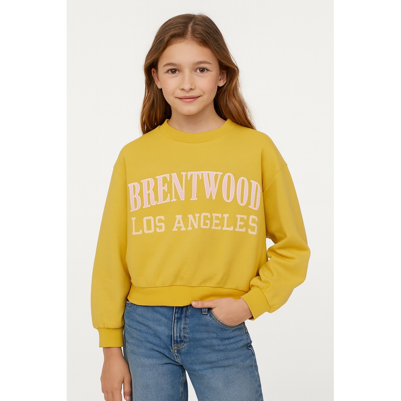 S.Oliver Girl’s Yellow Long-Sleeve Sweatshirt |S.Oliver in Lebanon