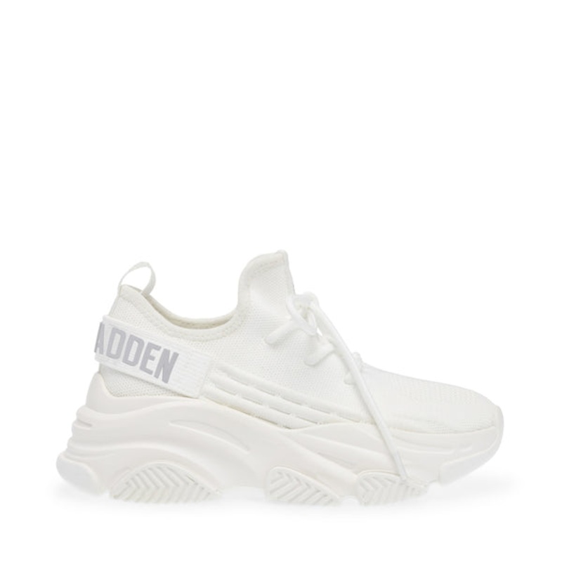 Steve Madden Women’s White Protege-E Sneaker | Steve Madden In Lebanon