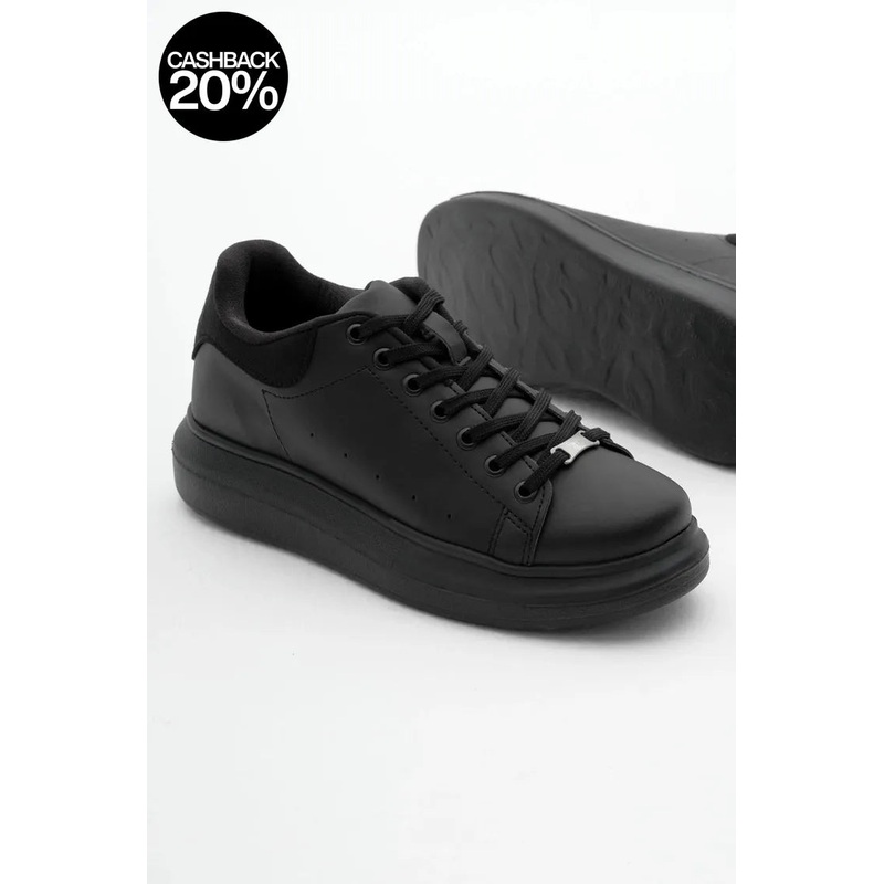 Tonny Black Unisex Black High Sole Sneakers | Tonny Black In Lebanon