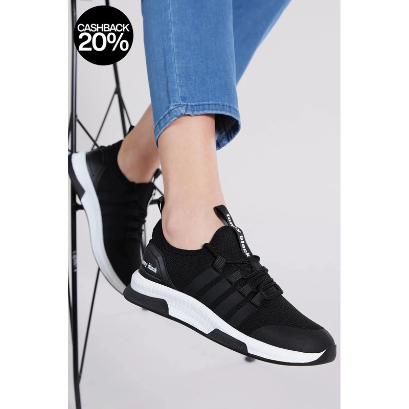 Tonny Black Unisex Black & White Sneakers | Tonny Black In Lebanon