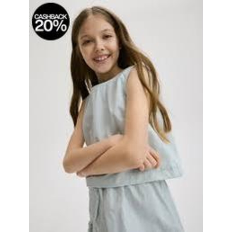 Reserved Girl’s Light Green Crop Top  | Reserved In Lebanon