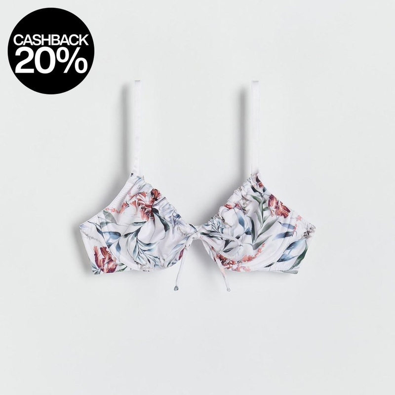Reserved Women’s White Floral Printed Bra | Reserved In Lebanon