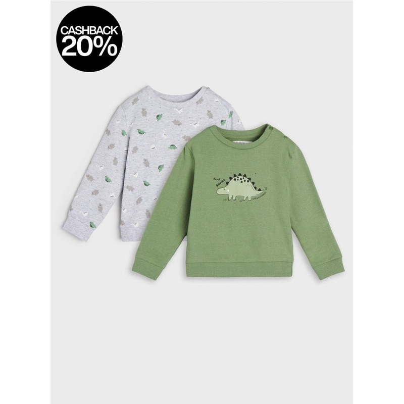 Sinsay Baby Boy’s Green Long-Sleeve Blouse | Sinsay In Lebanon