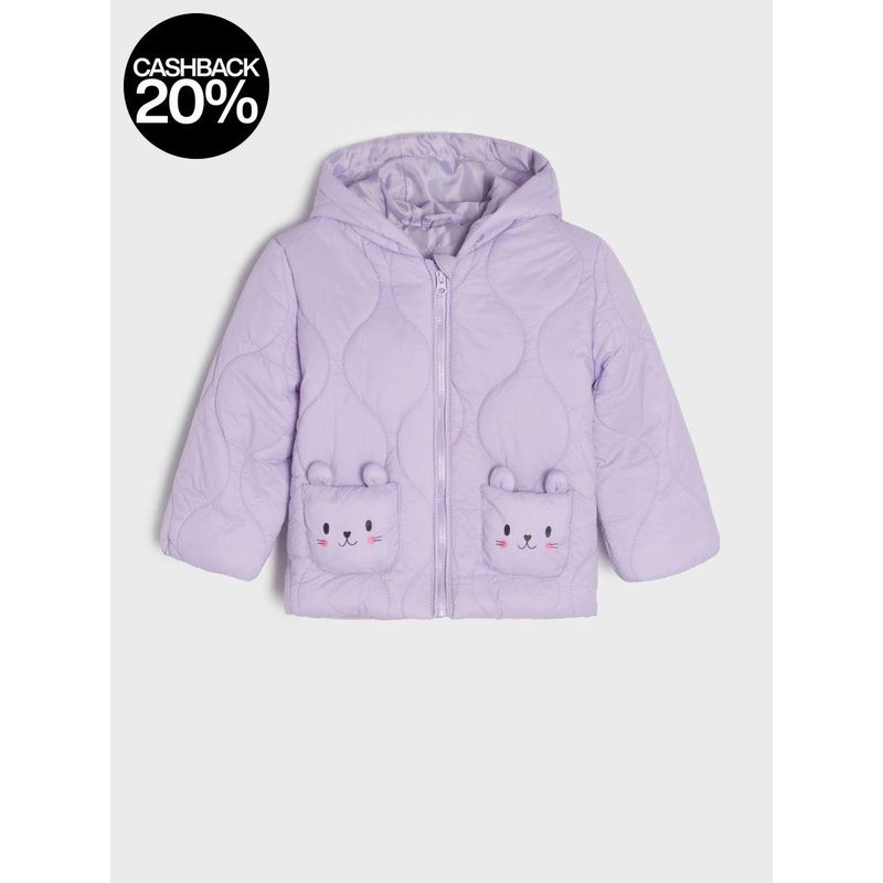 Sinsay Baby Girl’s Light Purple Hooded Jacket |Sinsay In Lebanon