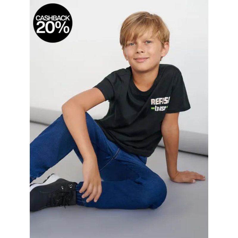 Sinsay Boy’s Black Short Sleeve t-Shirt | Sinsay In Lebanon