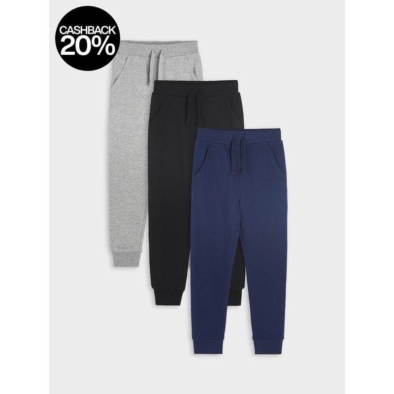 Sinsay Boy’s Multicolor Jogger Sweatpants 3 pack | Sinsay In Lebanon