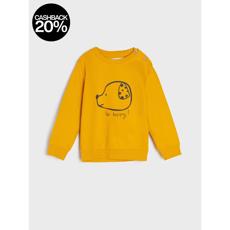 Sinsay Fox & Bunny Baby Boy’s Mustered Printed Sweatshirt | Sinsay In Lebanon
