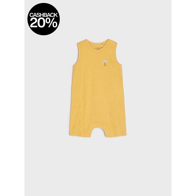 Sinsay Fox & Bunny Baby Boy’s Mustered Romper | Sinsay In Lebanon