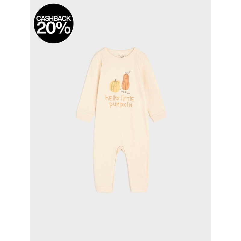 Sinsay Fox & Bunny Baby Girl’s Beig Romper With A Print | Sinsay In Lebanon