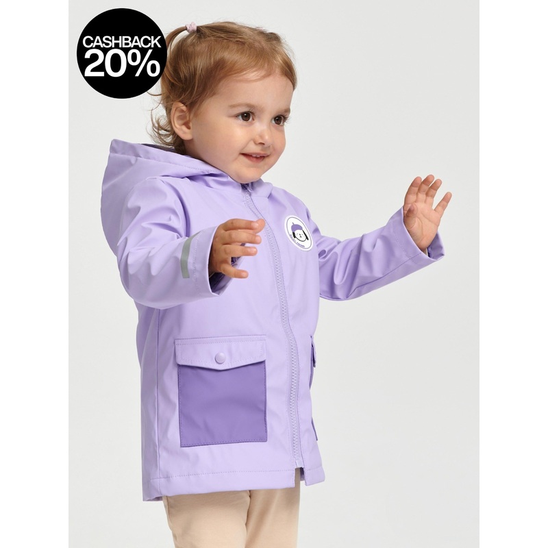 Sinsay Fox & Bunny Baby Girl’s Lavender Waterproof Jacket | Sinsay In Lebanon