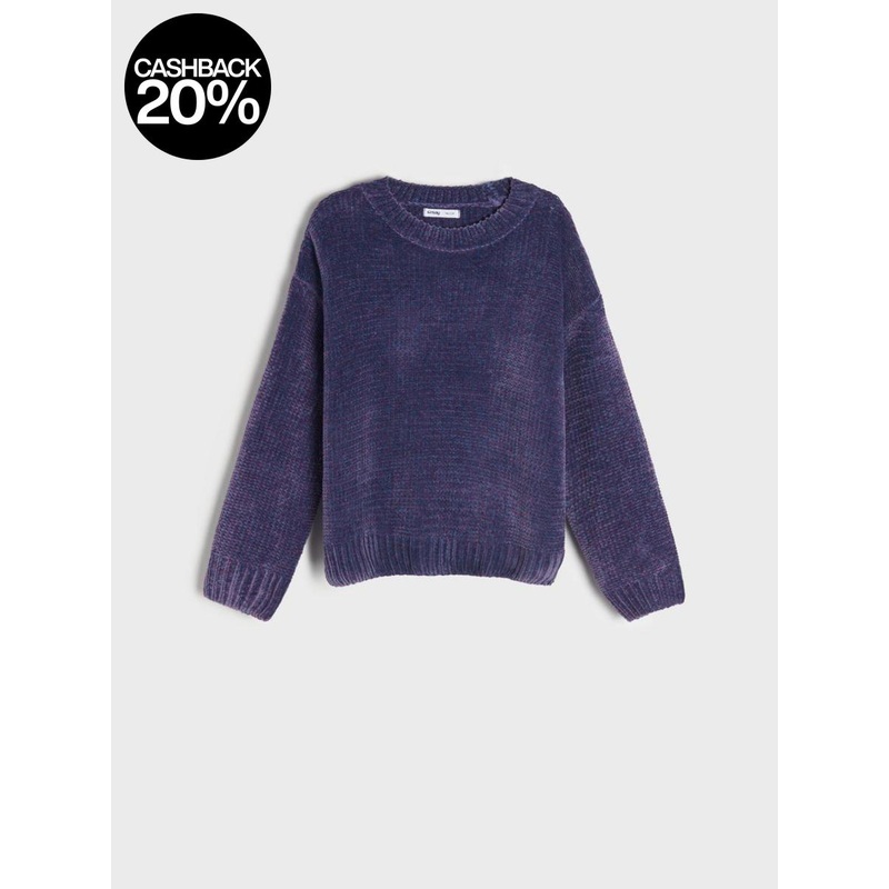 Sinsay Girl’s Dark Purple Long Sleeve Sweater |Sinsay In Lebanon