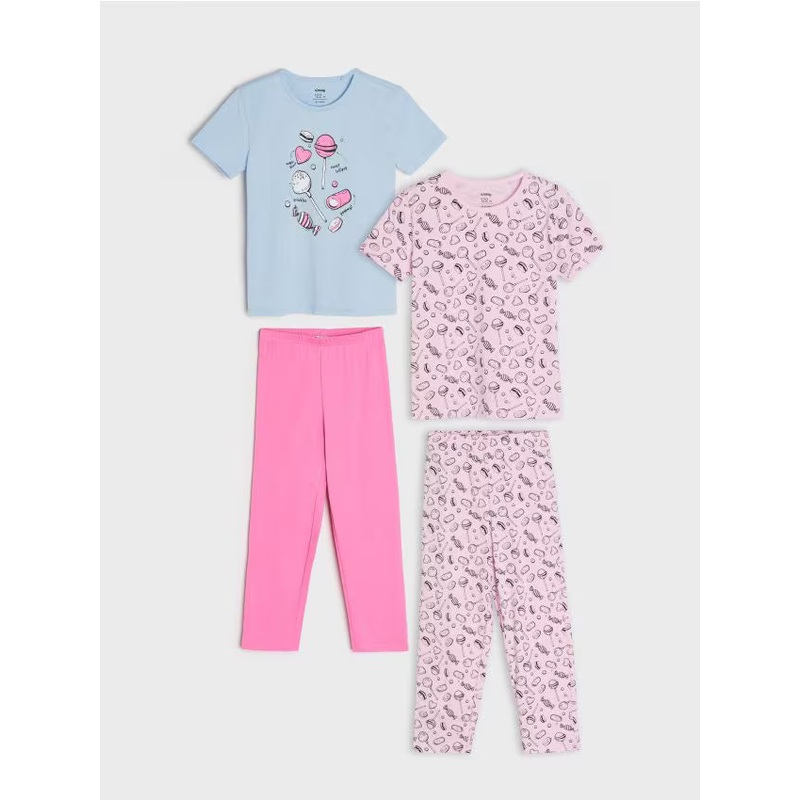 Sinsay Girl’s Pink & Blue 2 Pajama Sets | Sinsay In Lebanon