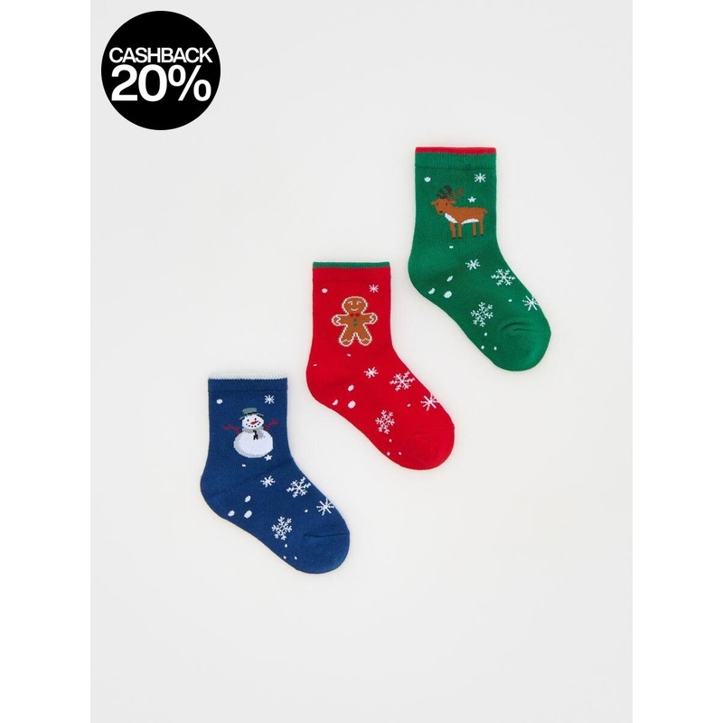 Sinsay Kid’s Multicolor 3 Pack Socks | Sinsay In Lebanon