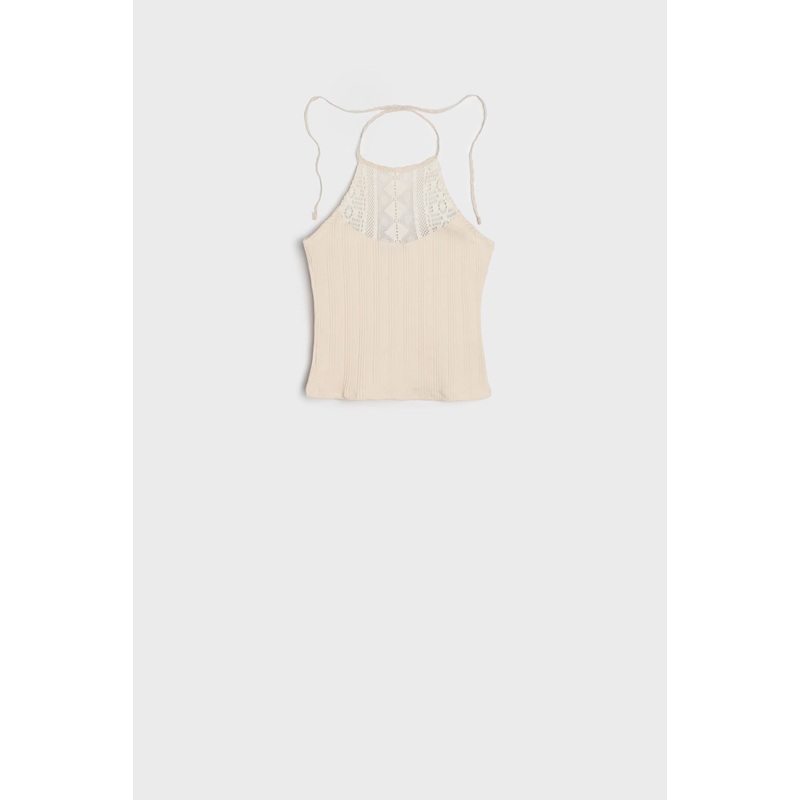 Sinsay Women’s Off White Sleeveless Blouse | Sinsay In Lebanon