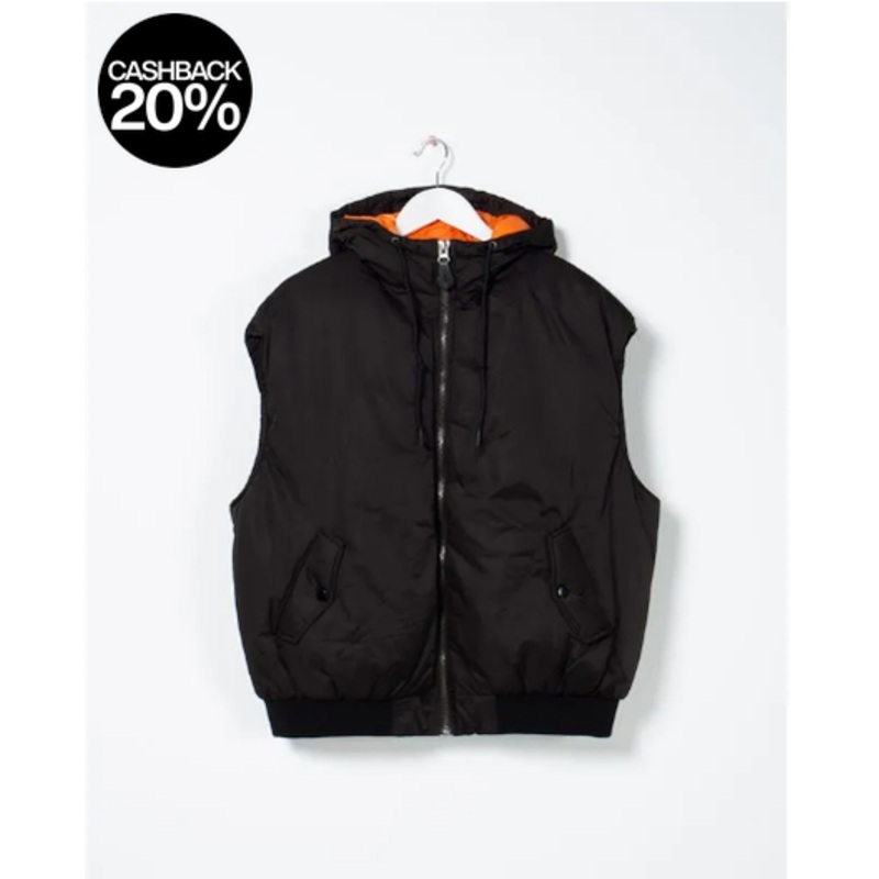 Zara Men’s Black Zippered Vest |Zara in Lebanon