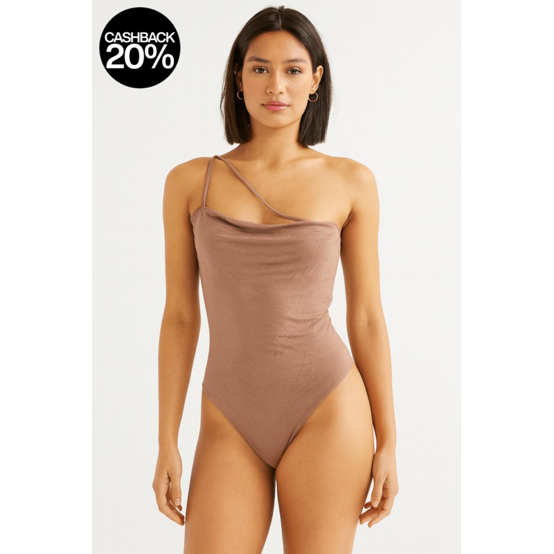Forever 21 Women’s Mocha Bodysuit | Forever 21 In Lebanon