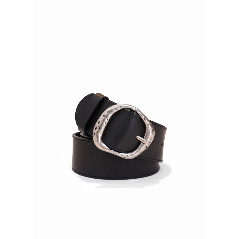 Landes –  Hammered Buckle Leather Belt