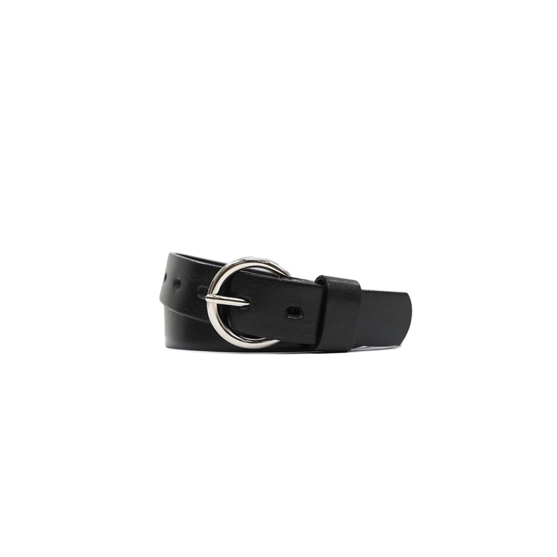 Landes – Round Buckle Leather Belt
